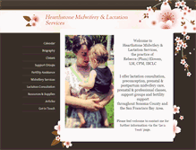 Tablet Screenshot of hearthstonemidwifery.com